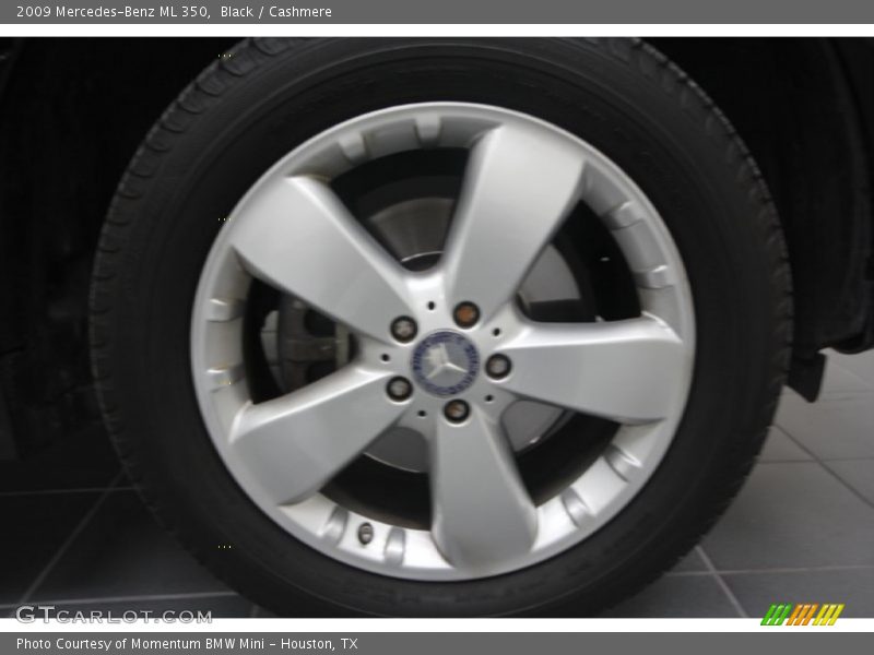 Black / Cashmere 2009 Mercedes-Benz ML 350
