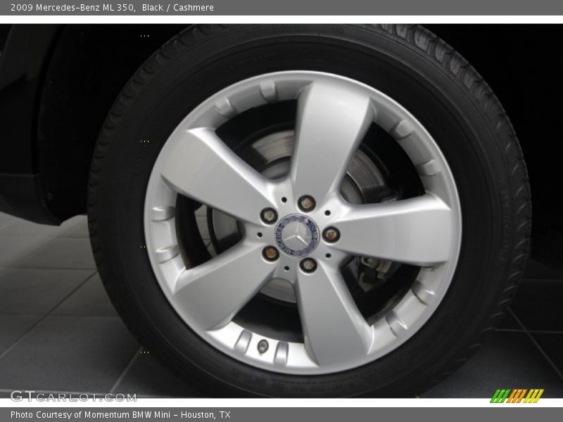 Black / Cashmere 2009 Mercedes-Benz ML 350