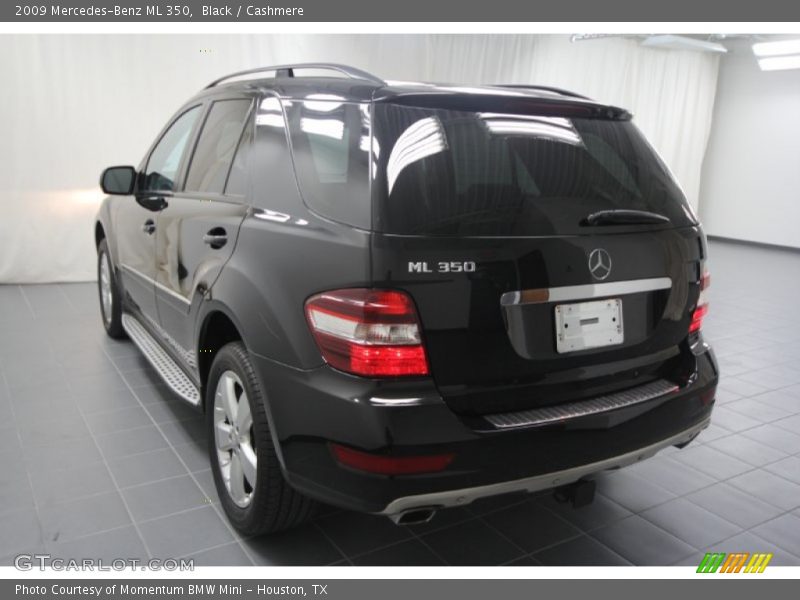 Black / Cashmere 2009 Mercedes-Benz ML 350