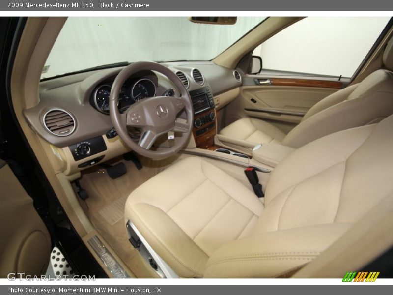 Black / Cashmere 2009 Mercedes-Benz ML 350