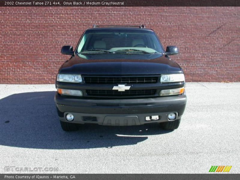 Onyx Black / Medium Gray/Neutral 2002 Chevrolet Tahoe Z71 4x4