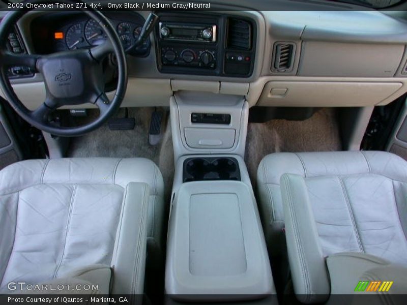 Onyx Black / Medium Gray/Neutral 2002 Chevrolet Tahoe Z71 4x4
