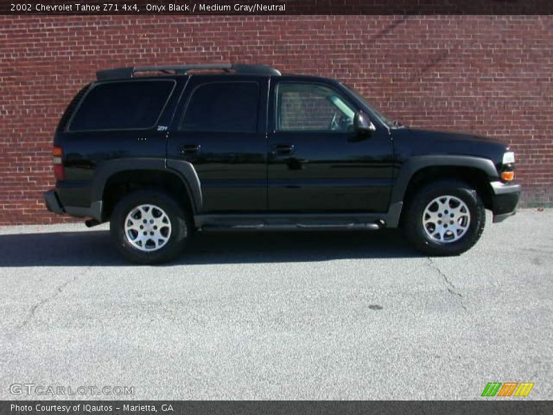 Onyx Black / Medium Gray/Neutral 2002 Chevrolet Tahoe Z71 4x4