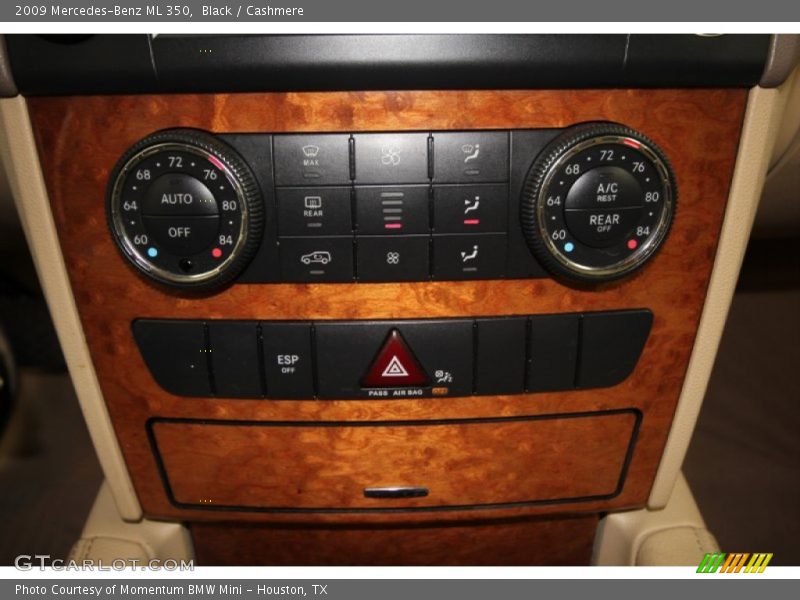 Black / Cashmere 2009 Mercedes-Benz ML 350