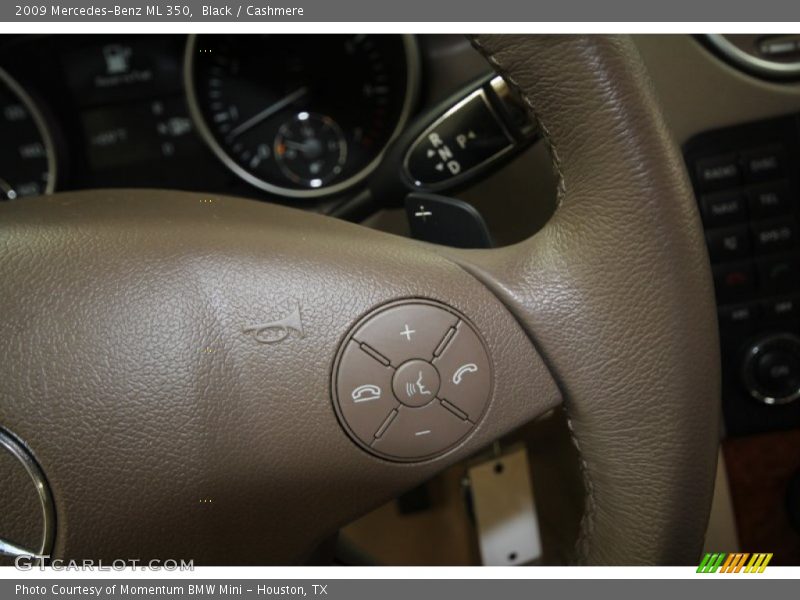 Black / Cashmere 2009 Mercedes-Benz ML 350