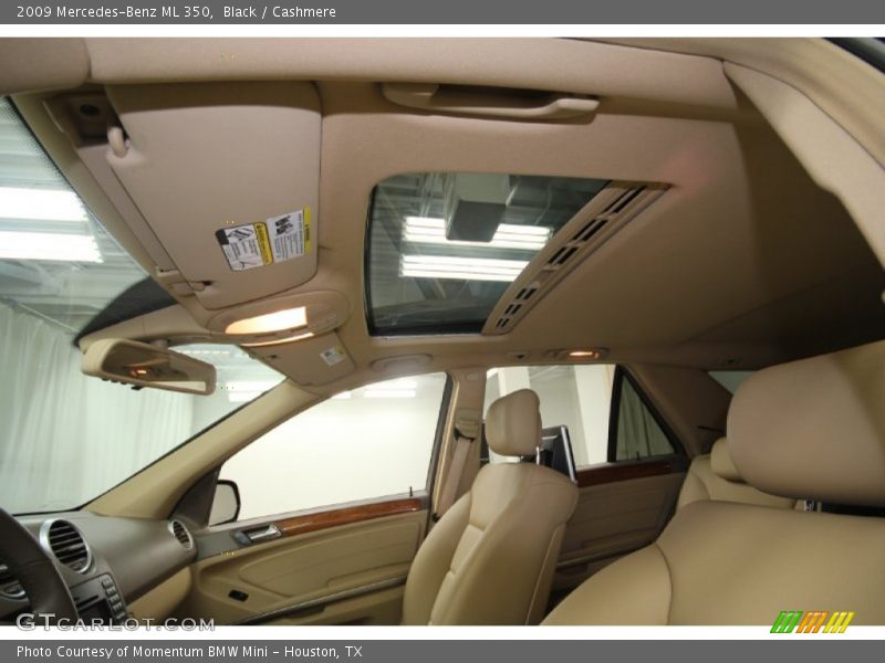Black / Cashmere 2009 Mercedes-Benz ML 350