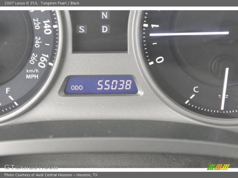 Tungsten Pearl / Black 2007 Lexus IS 350
