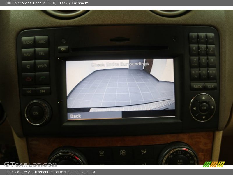 Black / Cashmere 2009 Mercedes-Benz ML 350