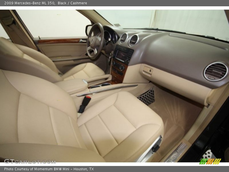 Black / Cashmere 2009 Mercedes-Benz ML 350