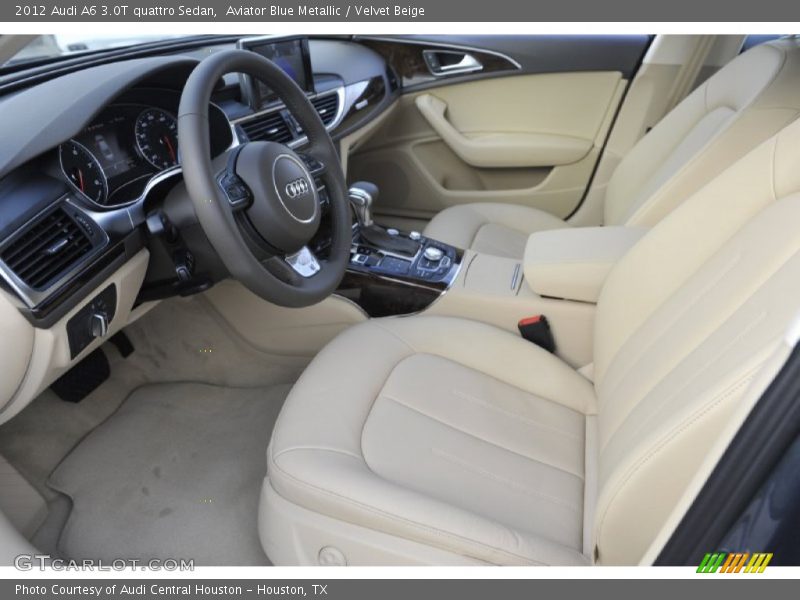  2012 A6 3.0T quattro Sedan Velvet Beige Interior