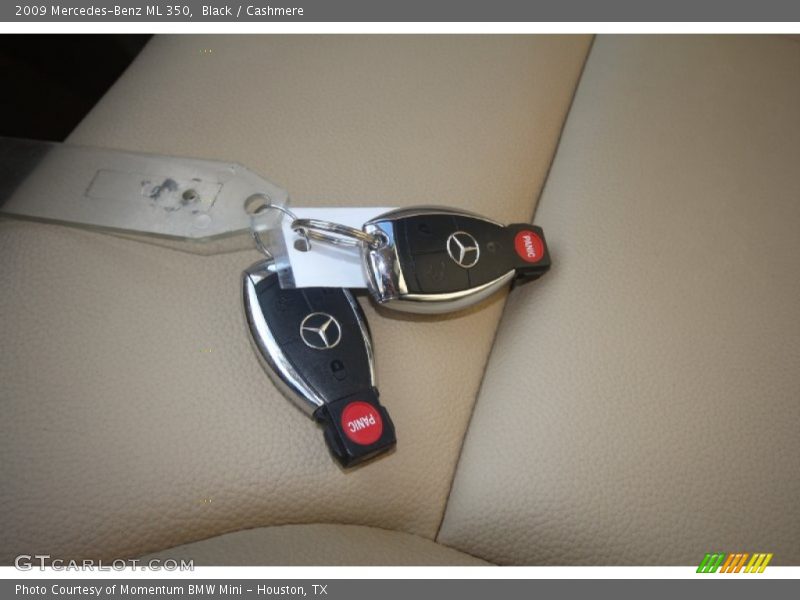 Black / Cashmere 2009 Mercedes-Benz ML 350