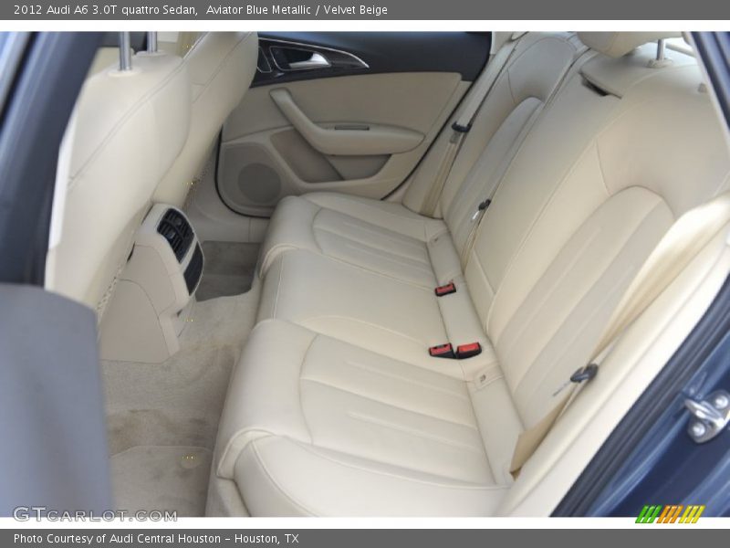 Aviator Blue Metallic / Velvet Beige 2012 Audi A6 3.0T quattro Sedan