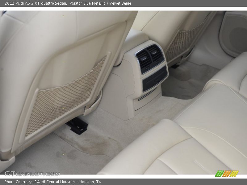Aviator Blue Metallic / Velvet Beige 2012 Audi A6 3.0T quattro Sedan