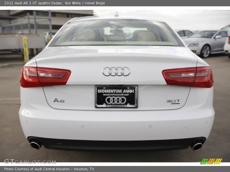 Ibis White / Velvet Beige 2012 Audi A6 3.0T quattro Sedan