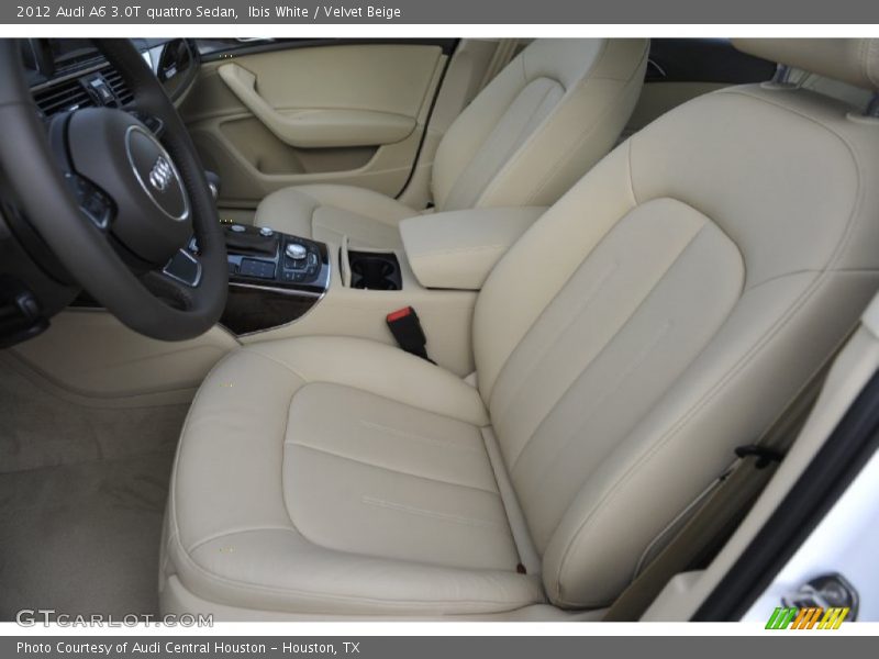 Ibis White / Velvet Beige 2012 Audi A6 3.0T quattro Sedan