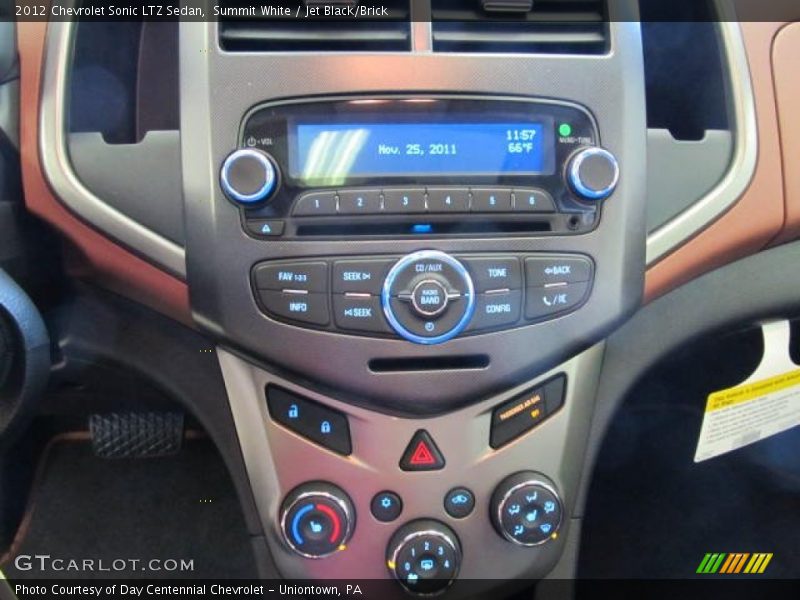 Controls of 2012 Sonic LTZ Sedan