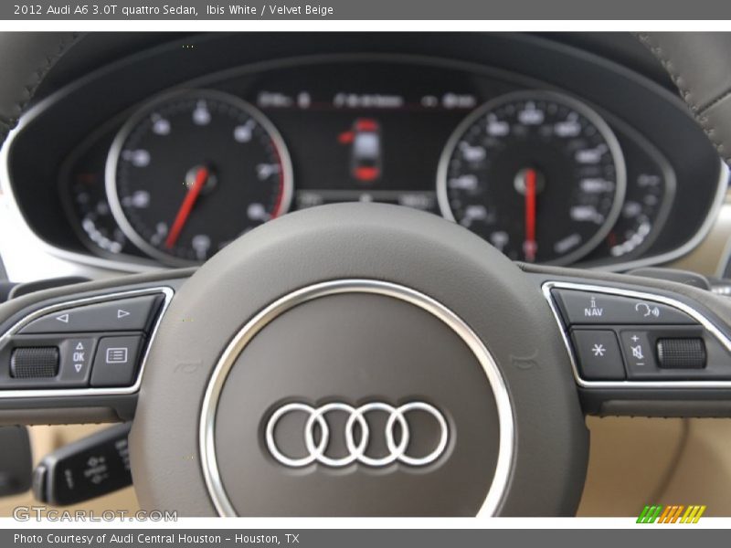 Ibis White / Velvet Beige 2012 Audi A6 3.0T quattro Sedan