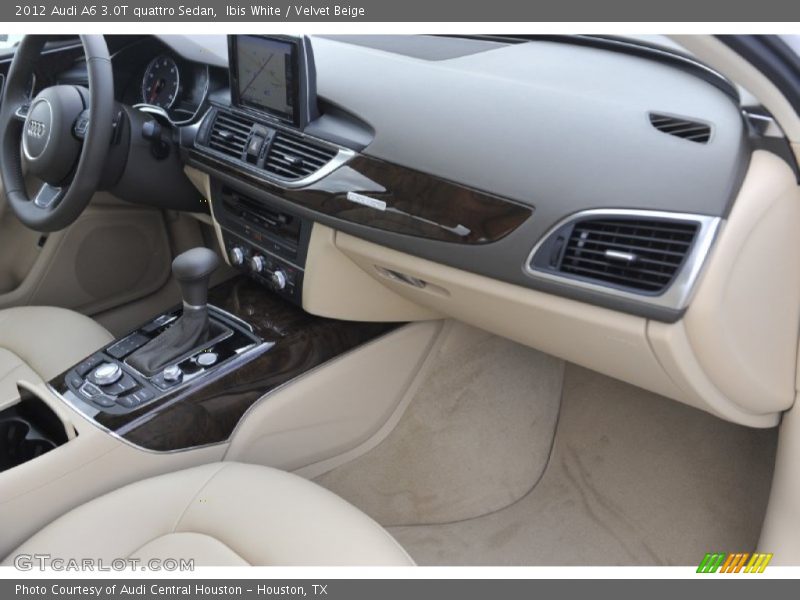 Ibis White / Velvet Beige 2012 Audi A6 3.0T quattro Sedan