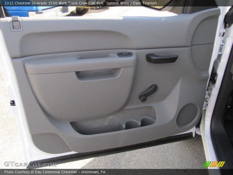 Summit White / Dark Titanium 2012 Chevrolet Silverado 1500 Work Truck Crew Cab 4x4