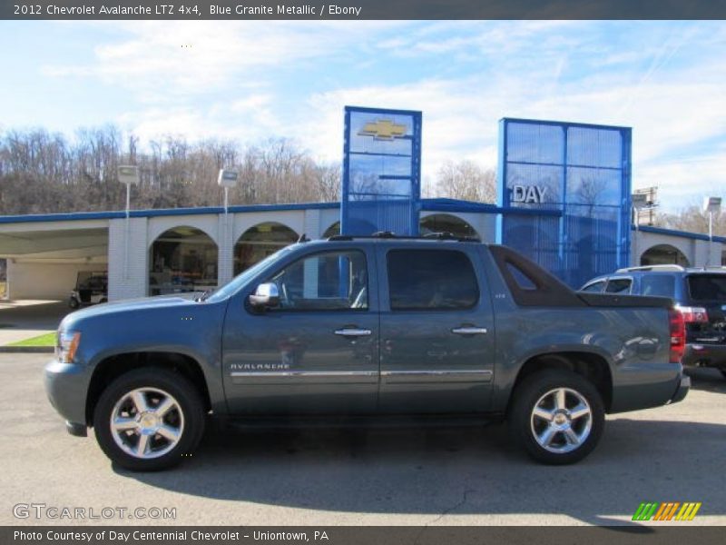 Blue Granite Metallic / Ebony 2012 Chevrolet Avalanche LTZ 4x4