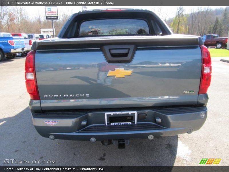 Blue Granite Metallic / Ebony 2012 Chevrolet Avalanche LTZ 4x4