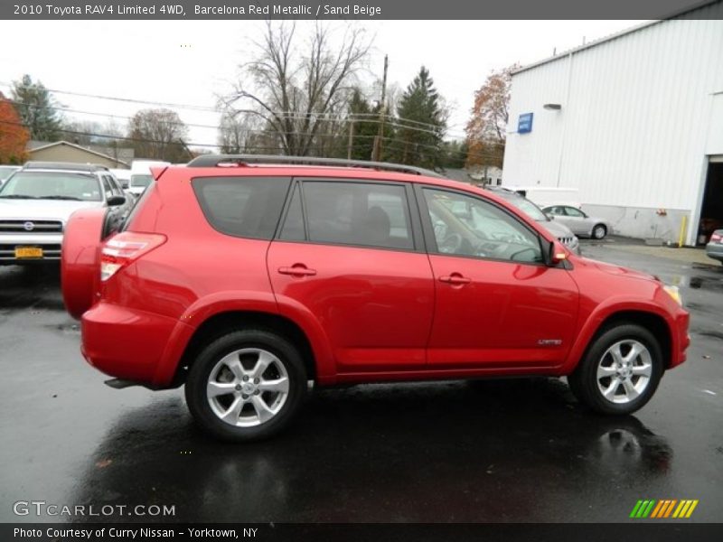Barcelona Red Metallic / Sand Beige 2010 Toyota RAV4 Limited 4WD