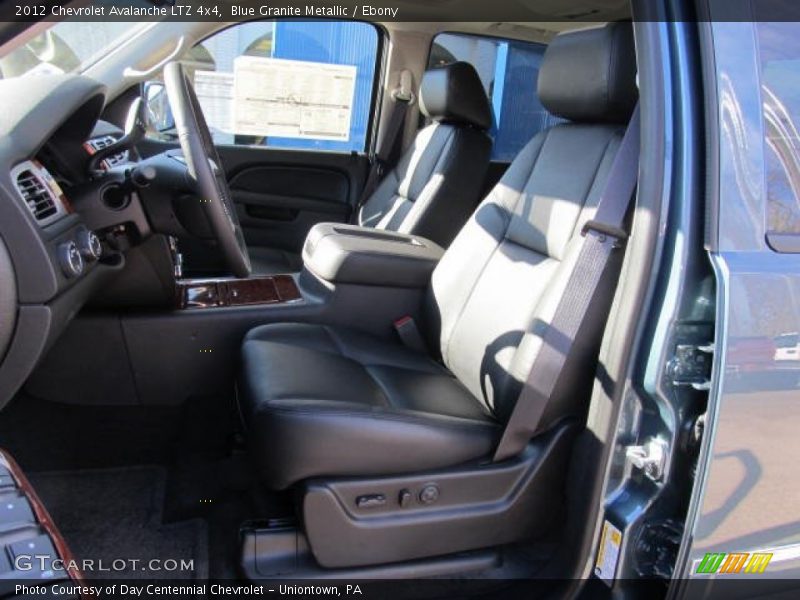 Blue Granite Metallic / Ebony 2012 Chevrolet Avalanche LTZ 4x4