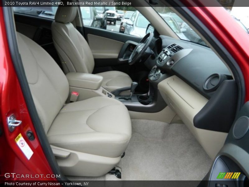 Barcelona Red Metallic / Sand Beige 2010 Toyota RAV4 Limited 4WD