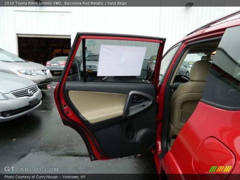 Barcelona Red Metallic / Sand Beige 2010 Toyota RAV4 Limited 4WD