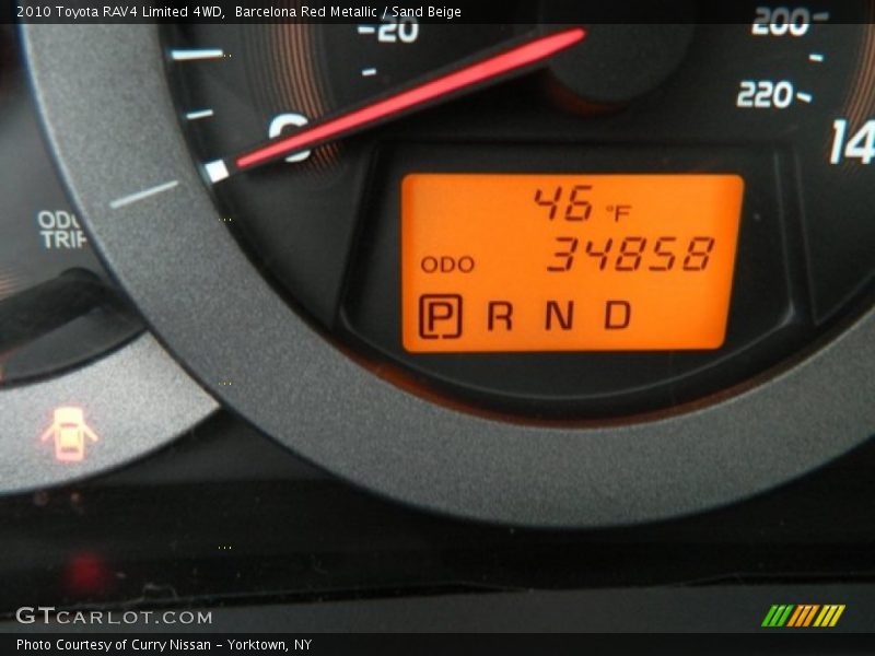 Barcelona Red Metallic / Sand Beige 2010 Toyota RAV4 Limited 4WD