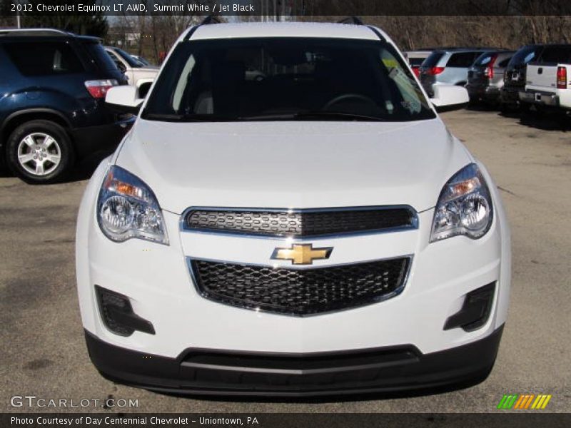 Summit White / Jet Black 2012 Chevrolet Equinox LT AWD