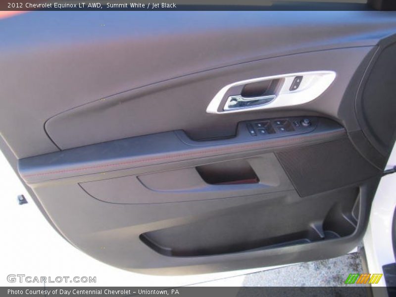 Summit White / Jet Black 2012 Chevrolet Equinox LT AWD