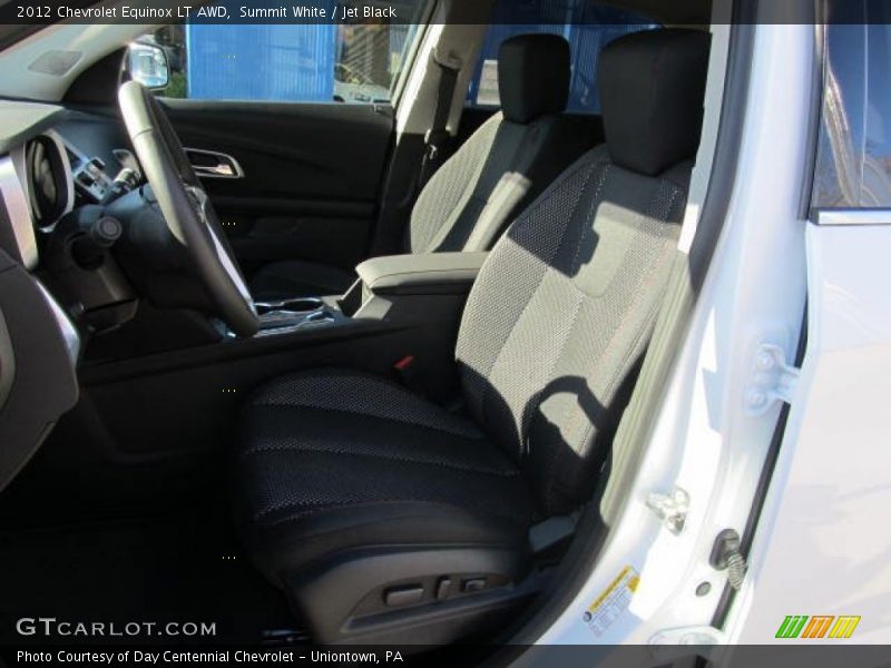 Summit White / Jet Black 2012 Chevrolet Equinox LT AWD