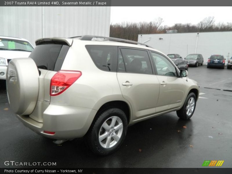 Savannah Metallic / Taupe 2007 Toyota RAV4 Limited 4WD