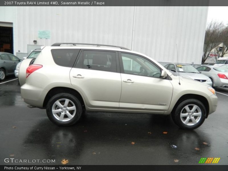 Savannah Metallic / Taupe 2007 Toyota RAV4 Limited 4WD