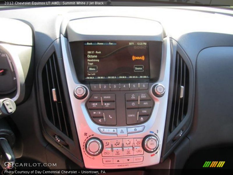 Summit White / Jet Black 2012 Chevrolet Equinox LT AWD