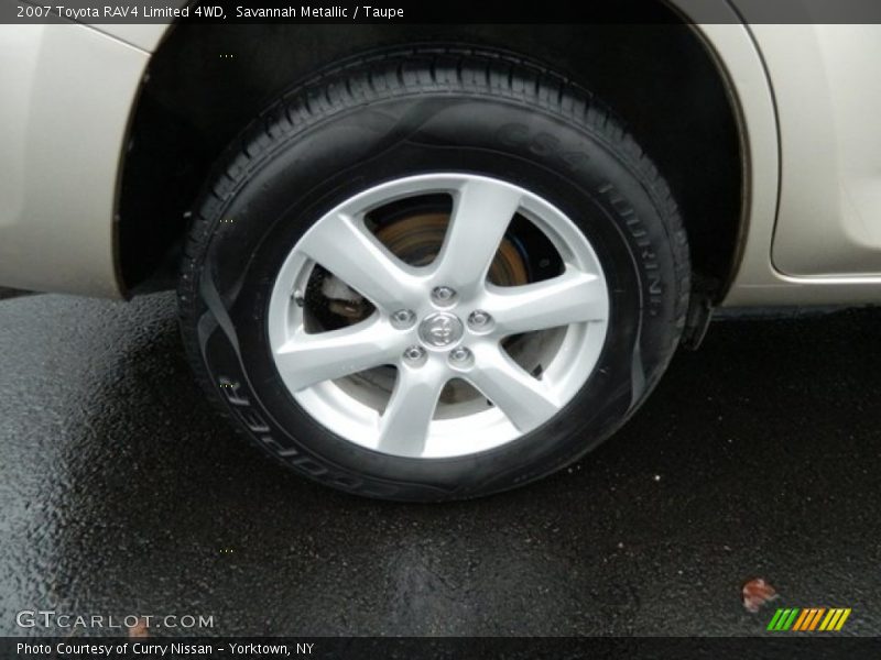 Savannah Metallic / Taupe 2007 Toyota RAV4 Limited 4WD