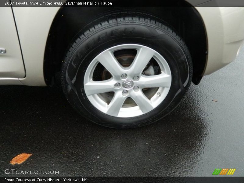 Savannah Metallic / Taupe 2007 Toyota RAV4 Limited 4WD
