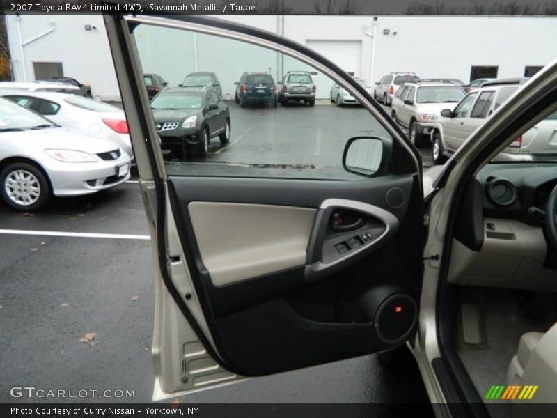 Savannah Metallic / Taupe 2007 Toyota RAV4 Limited 4WD