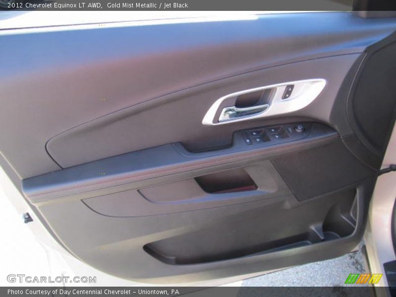 Gold Mist Metallic / Jet Black 2012 Chevrolet Equinox LT AWD