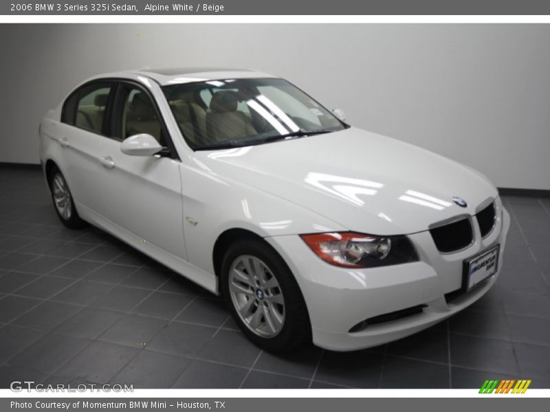 Alpine White / Beige 2006 BMW 3 Series 325i Sedan