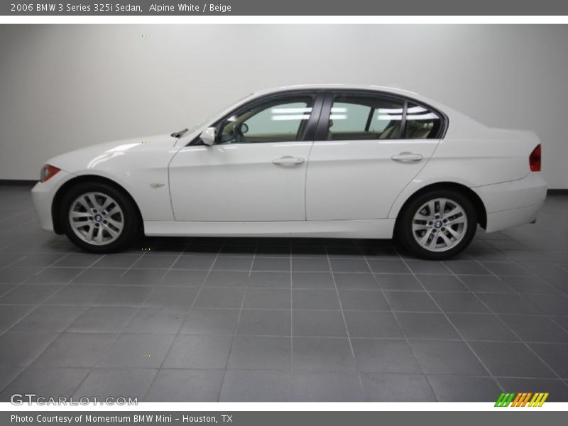 Alpine White / Beige 2006 BMW 3 Series 325i Sedan