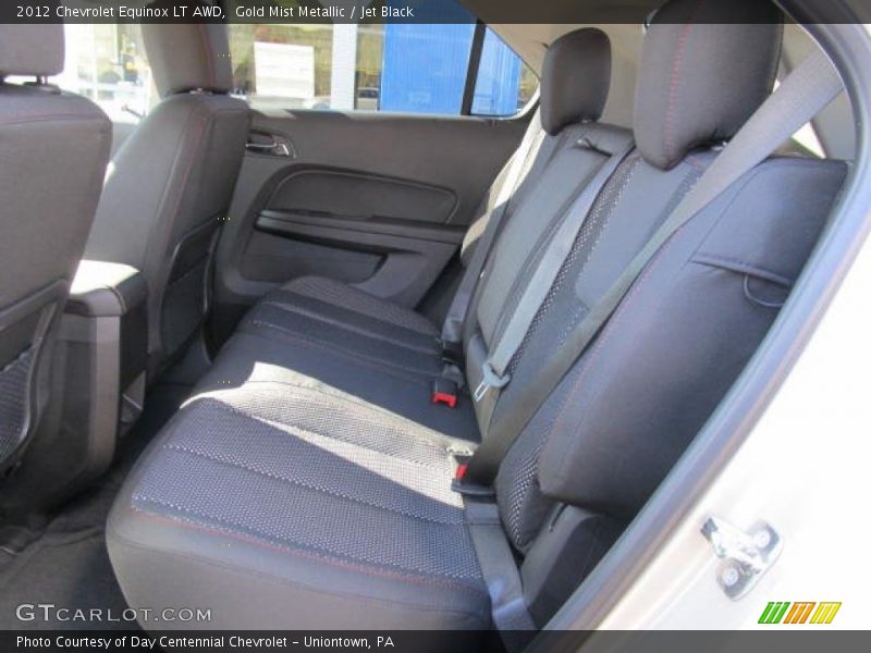 Gold Mist Metallic / Jet Black 2012 Chevrolet Equinox LT AWD