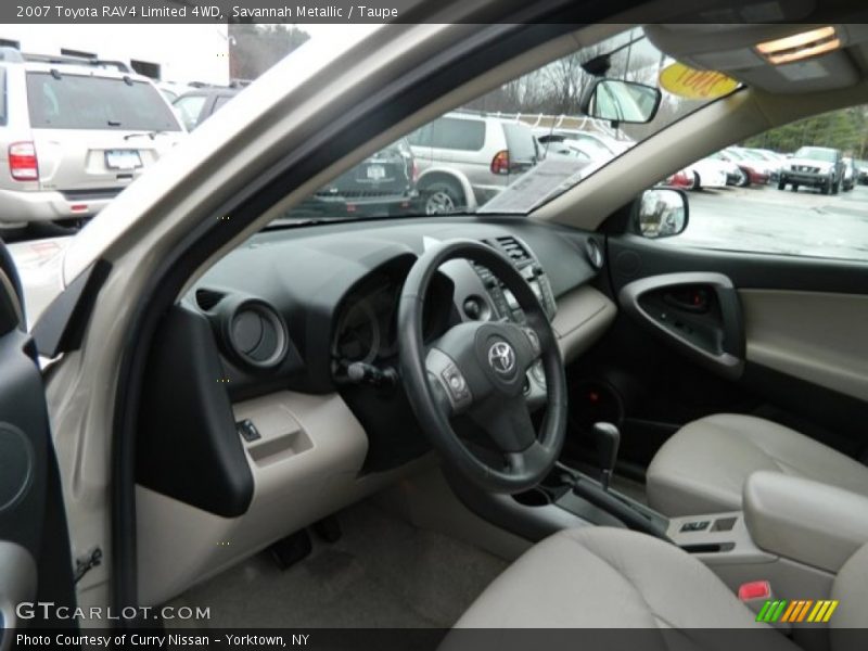 Savannah Metallic / Taupe 2007 Toyota RAV4 Limited 4WD