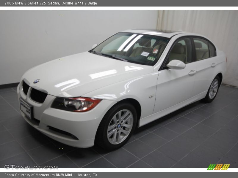 Alpine White / Beige 2006 BMW 3 Series 325i Sedan