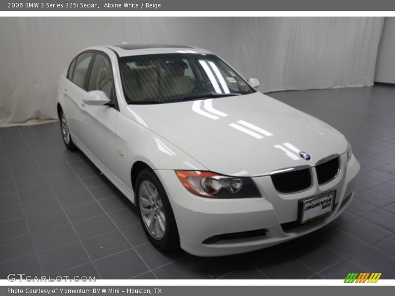 Alpine White / Beige 2006 BMW 3 Series 325i Sedan
