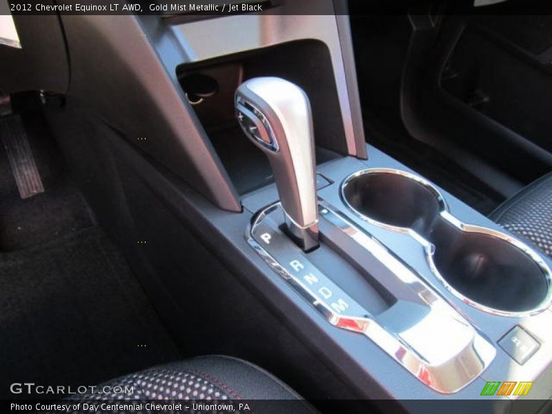 Gold Mist Metallic / Jet Black 2012 Chevrolet Equinox LT AWD