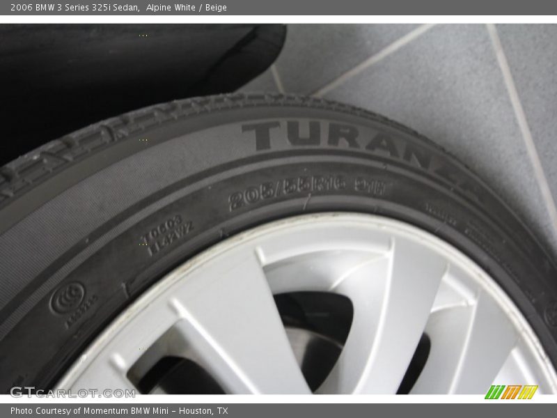 Alpine White / Beige 2006 BMW 3 Series 325i Sedan
