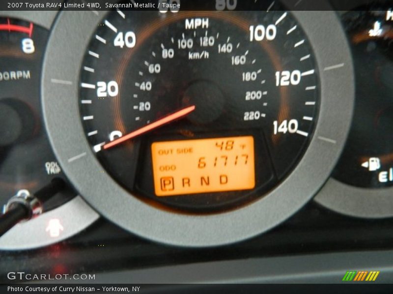 Savannah Metallic / Taupe 2007 Toyota RAV4 Limited 4WD