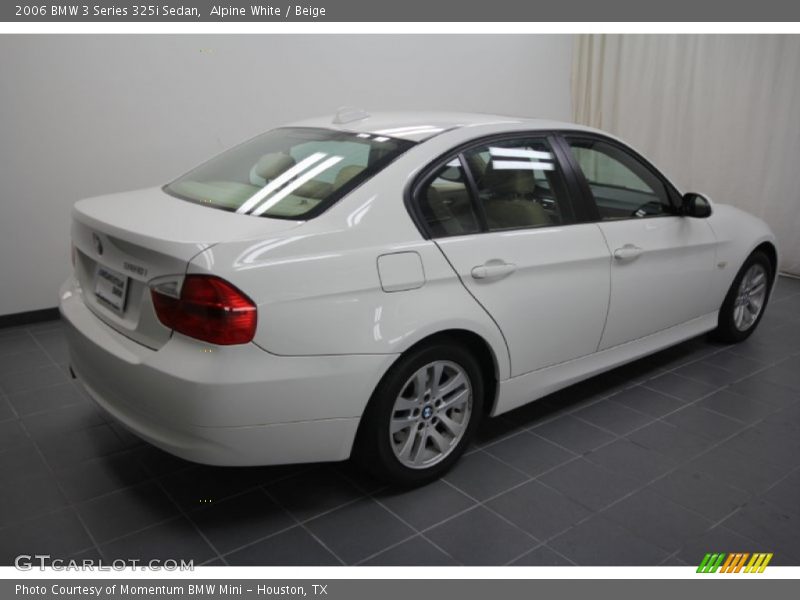 Alpine White / Beige 2006 BMW 3 Series 325i Sedan